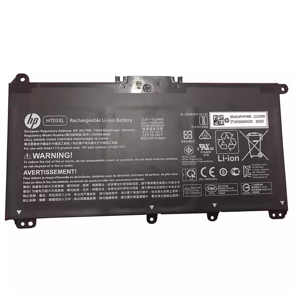 BATERIA PARA HP HT03XL 41.9Wh 11.55V 3 CELDAS